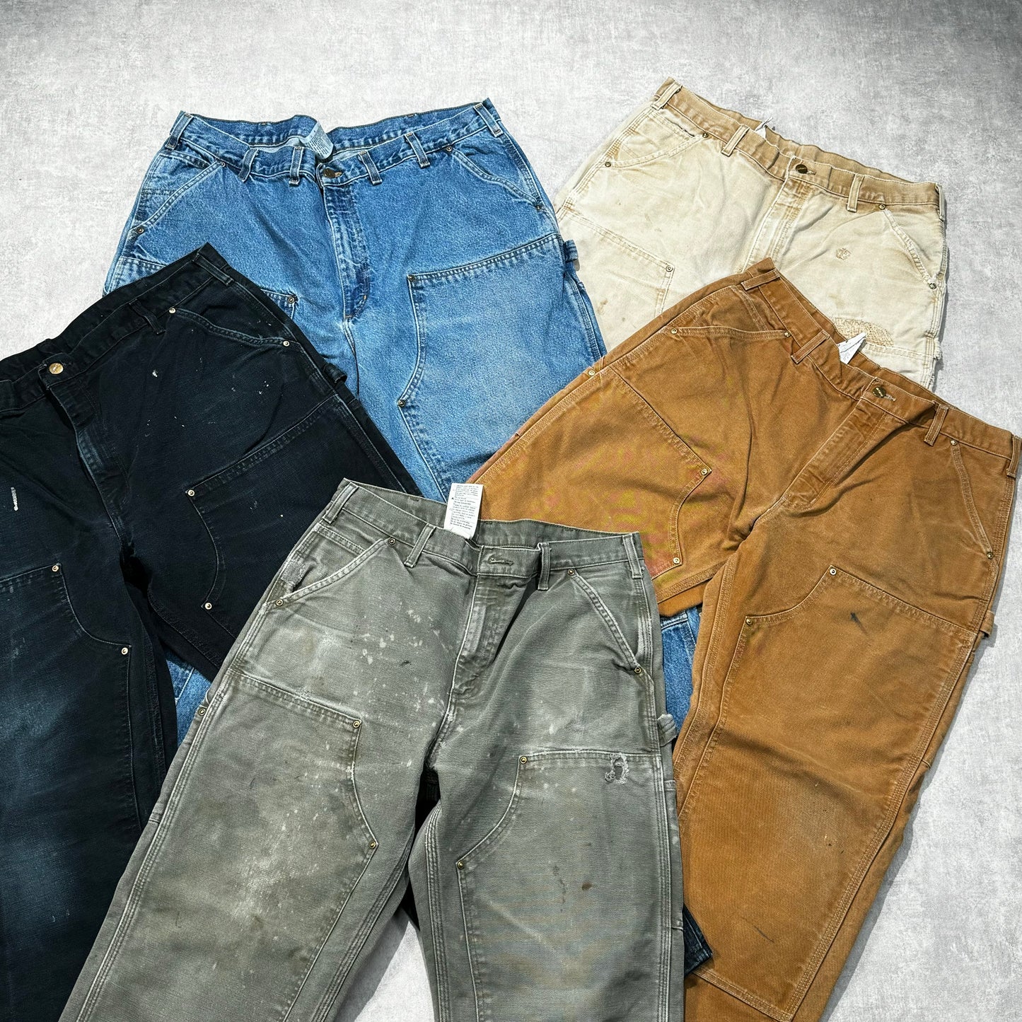 CARHARTT DOUBLE KNEE TROUSERS (Mix grade A/B/C) BUNDLE