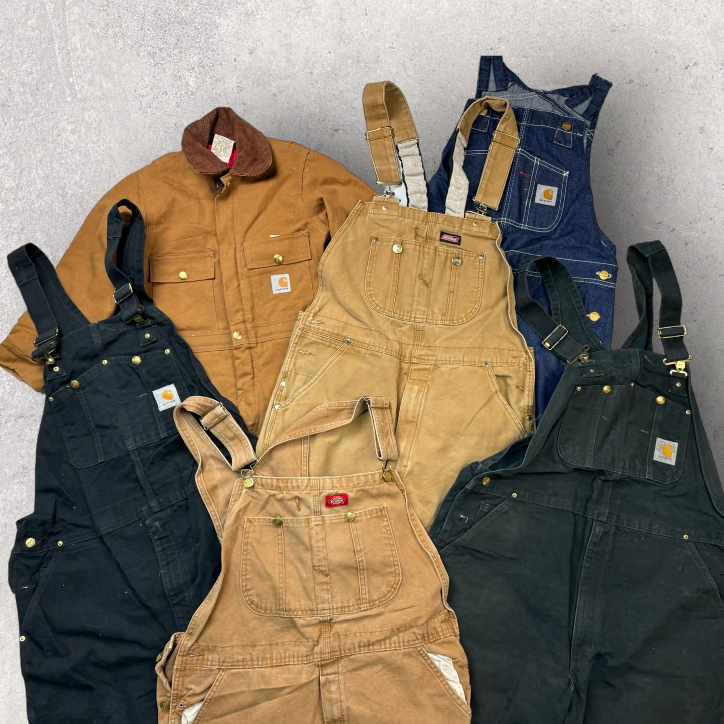 CARHARTT & DICKIES DUNGAREES