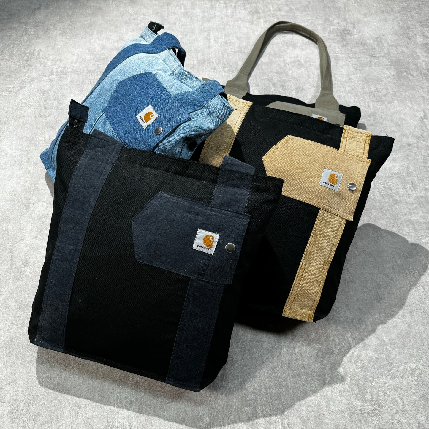 CARHARTT REWORKED TOTE BAGS