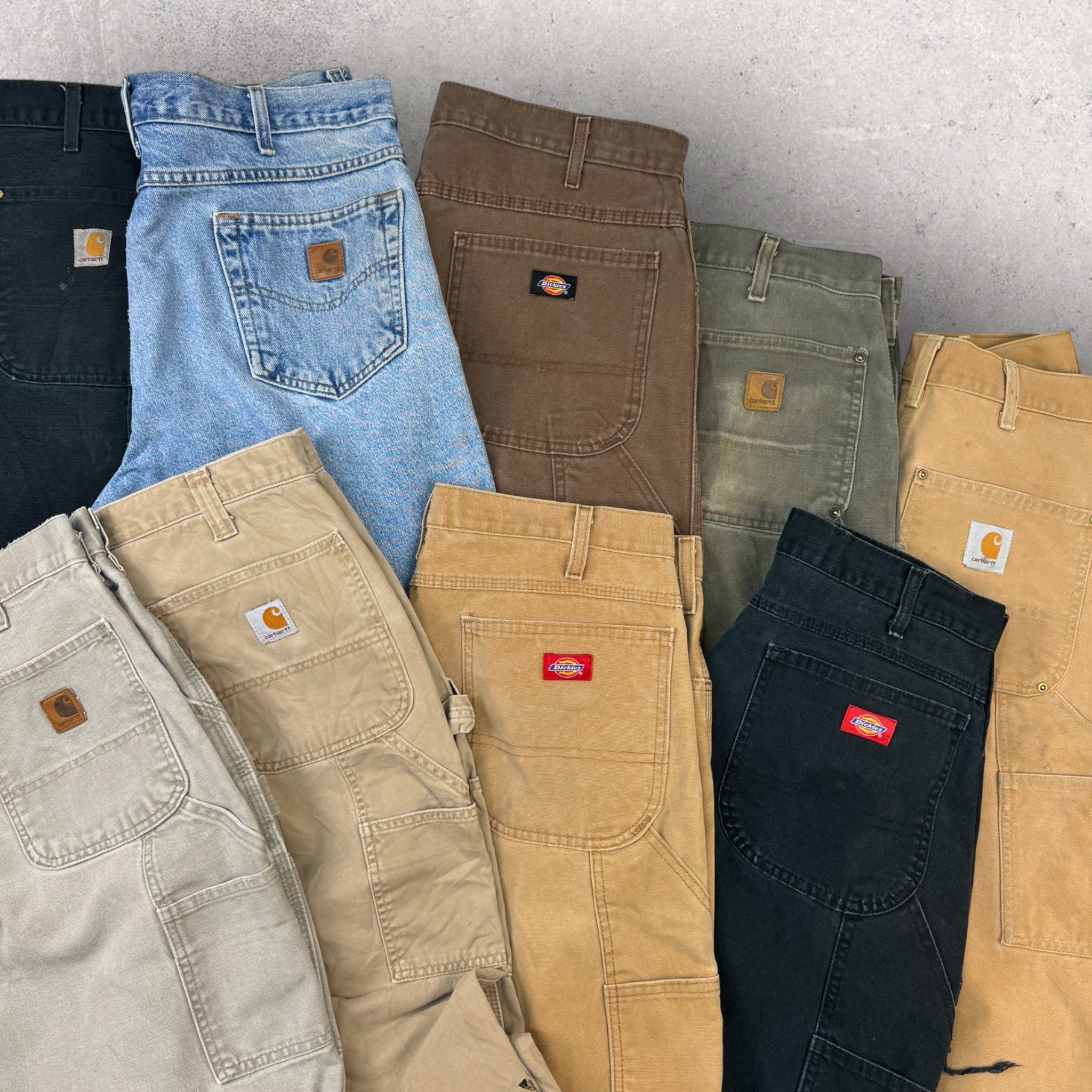 Lot Of 30 Mens Pants - Levis Carhartt APC Dickies Some Vintage Reseller sale Bundle