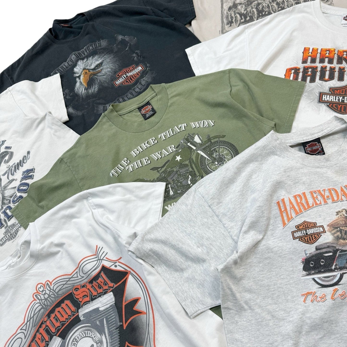 HARLEY DAVIDSON T-SHIRTS BUNDLE